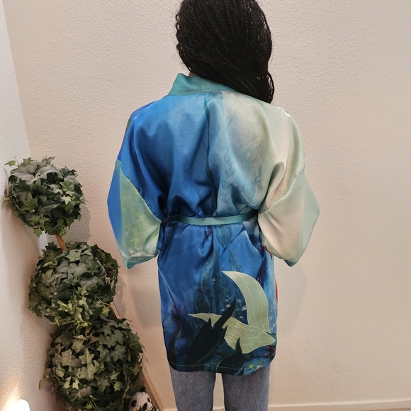 Disney The Little Mermaid Silk Robe - Picture 6 of 8